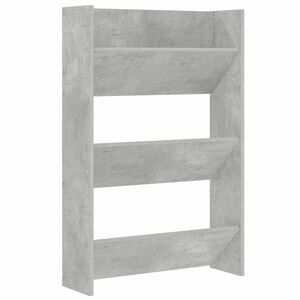 vidaXL Pantofar de perete, gri beton, 60x18x90 cm, PAL