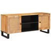 vidaXL Cabinet TV cu raft Maro 105 x 33 x 46 cm Lemn de mango solid