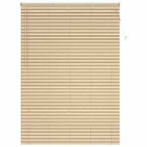 vidaXL Jaluzea venetiană Manual Maro Deschis cu Model 213 x 150 cm PVC