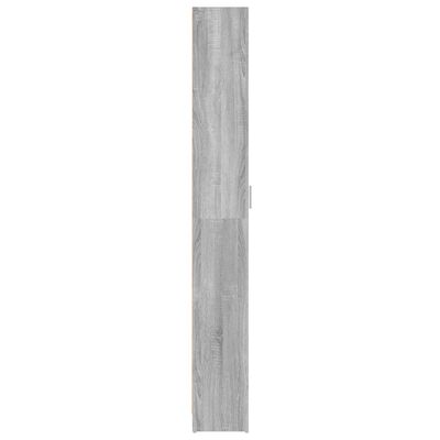 vidaXL Șifonier de hol, gri sonoma, 55x25x189 cm, lemn prelucrat