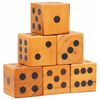 Set zaruri de curte gigant, 6 buc, lemn de pin masiv