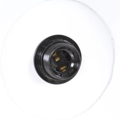 vidaXL Lampă suspendată industrială, 25 W, alb, 109 cm, E27