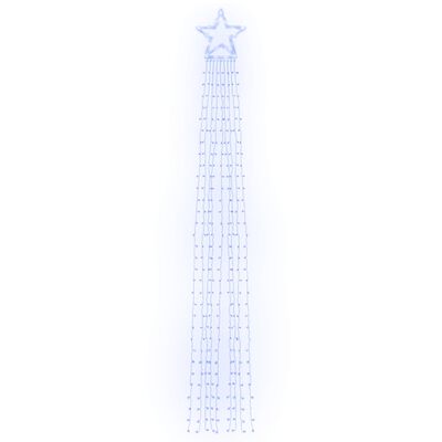 vidaXL Lumină pentru brad de Crăciun 320 LED-uri albastru 375 cm