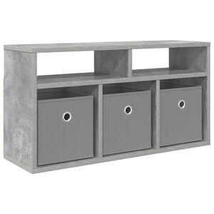 vidaXL Bucătărie joasă cu sertar Gri din beton 72 x 22,5 x 38 cm