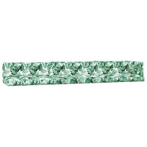 vidaXL Perne de paleți, 7 buc., model cu frunze, material textil