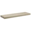 vidaXL Rafturi de perete suspendate 2 buc., stejar, 80x23,5x3,8 cm MDF
