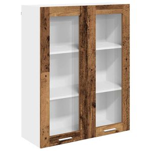 vidaXL Dulap suspendat Lemn vechi 80 x 31 x 100 cm Lemn compozit