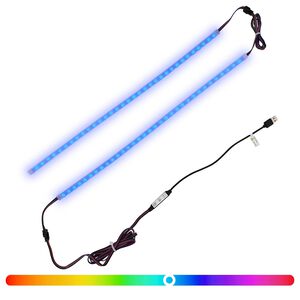 vidaXL Bandă LED 110 cm Multicolour PVC