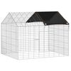 vidaXL Custodie pentru iepuri Argintiu 100 x 78 x 78 cm