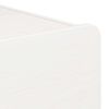 vidaXL Noptieră cu sertar Alb 39 x 34 x 33 cm Lemn masiv de pin