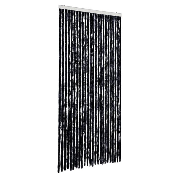 vidaXL Perdea pentru insecte, antracit, 100x230 cm, chenille