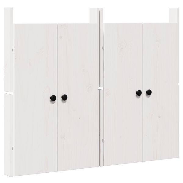 vidaXL Ușă de bucătărie MEPPEL 2 pcs Alb 50 x 9 x 82 cm