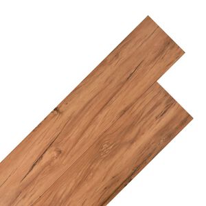 vidaXL Plăci de Pardoseală Maro 5,26 m&sup2; 18 buc. PVC