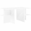 vidaXL Masă de cafea Alb 87 x 50 x 45 cm Lemn prelucrat