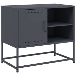 vidaXL Dulap TV, antracit, 68x39x60,5 cm, oțel