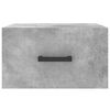 vidaXL Noptiere montate pe perete 2 buc. gri beton 35x35x20 cm