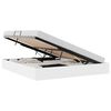 vidaXL Pat cu storage Alb pur 183 x 213 cm Piele artificială