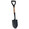 vidaXL Lopată Negru 68,5 cm Oțel Acoperit cu Putere și Lemn Solid