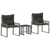 vidaXL Set de Mobilier pentru Exterior 7 pcs Gri și gri &icirc;nchis