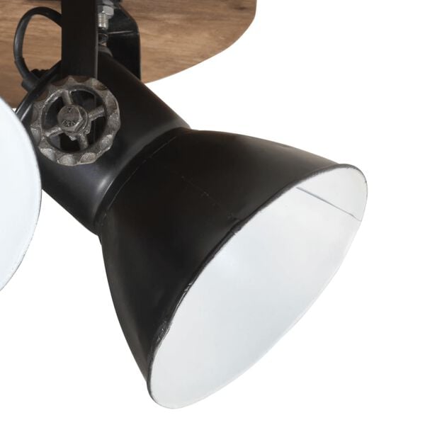 vidaXL Lampă de tavan 25 W, negru, 50x50x25 cm, E27
