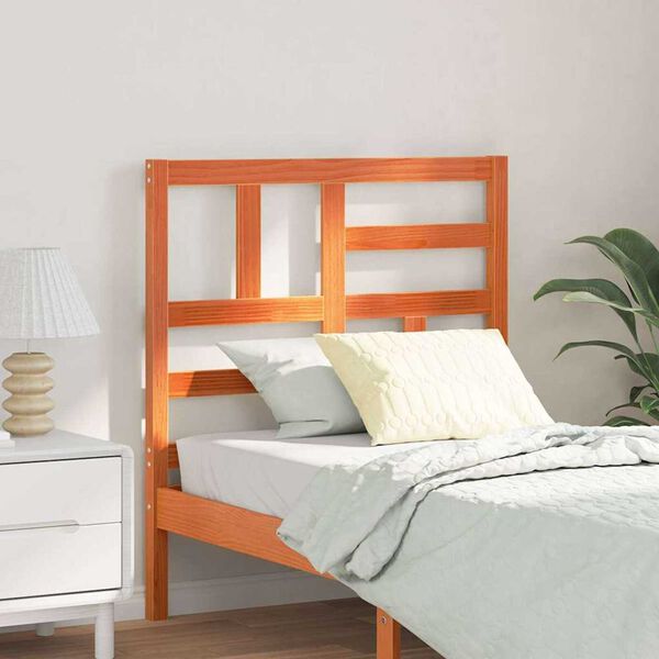 vidaXL Întăritură de pat cu headboard Maroniu cerat 80,5 x 4 x 104 cm