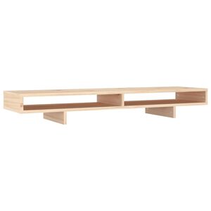 vidaXL Suport pentru monitor, 100x27x14 cm, lemn masiv de pin