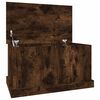 vidaXL Cutie de depozitare, stejar afumat, 70x40x38 cm, lemn prelucrat