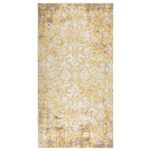 vidaXL Covor de exterior, galben, 80x150 cm, țesătură plată