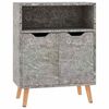 vidaXL Servantă, gri beton, 60x30x72 cm, lemn prelucrat