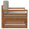 vidaXL Set de canapele de exterior Lemn de acacia solid și poliester