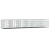 vidaXL Cușcă pentru iepuri, 6 panouri, 327x79x54 cm, fier galvanizat