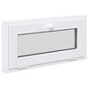 vidaXL Fereastră pentru subsol RISOR 80 x 40 cm PVC și Sticlă