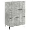 vidaXL Dulap cu sertare Gri Beton 66 x 34,5 x 92 cm Lemn prelucrat