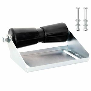 vidaXL Rolă pentru remorcă de barcă cu suport 25,4 cm Oțel Galvanizat
