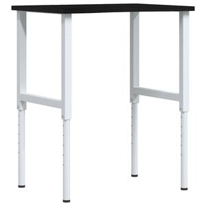 vidaXL Banc lucru maro 80x60x(71,5-98) cm lemn masiv stejar