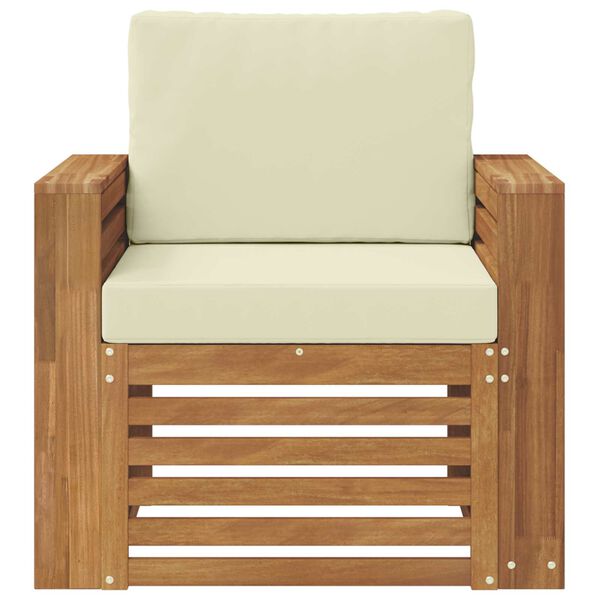 vidaXL Set de canapele de exterior Lemn de acacia solid și poliester