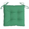 vidaXL Perne de scaun, 6 buc., verde, 40x40x7 cm, textil oxford