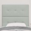 vidaXL Tăblie cap cu headboard Gri deschis 80 cm Piele artificială