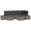 vidaXL Set de canapea 7 buc. poliratan