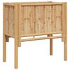 vidaXL Pat ridicat Maro 70 x 35 x 70 cm Bambus