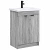 vidaXL Set de mobilier pentru baie Sonoma gri 78,5 x 37,5 x 81 cm
