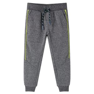 Pantaloni de trening pentru copii, gri melanj, 104
