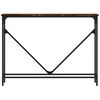 vidaXL Măsuță consolă, stejar fumuriu, 102x22,5x75 cm, lemn prelucrat