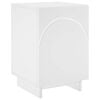 vidaXL Dulap de noapte Alb 33,5 x 34,5 x 50 cm Lemn prelucrat