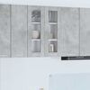 vidaXL Dulap suspendat Gri din beton 60 x 31 x 80 cm Lemn compozit