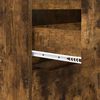 vidaXL Dulap de depozitare Stejar fumuriu 80 x 31 x 81 cm