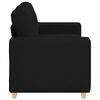 vidaXL Canapea Loveseat Negru 160x77x82 cm Stofa