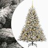 vidaXL Brad de Crăciun artificial cu glob 120 cm 150 LED-uri Alb cald