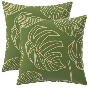 vidaXL Husă pentru pernă 2 pcs HEERLEN Design cu frunze 30 x 30 cm