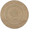 vidaXL Covor din iută &icirc;mpletită, 150 cm, rotund